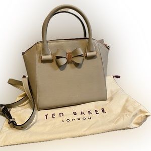 *NWT"* Ted Baker London Charmea Bow Detail Small Tote Taupe